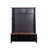 Hall Tree with 6 Hooks, Practical Walnut Entryway Bench with Adjustable Shelves-863387145