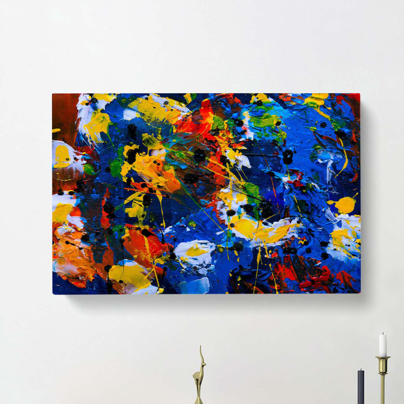 Abstract Art Painting Vol.270 by S.Johnson - Wrapped Canvas, 35cm H x 50cm W x 3cm D