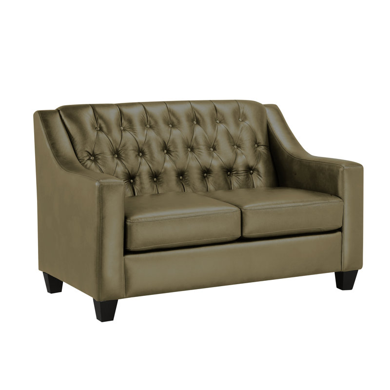 Ensemble de salon 2 pièces Debolt, Cuir taupe assorti
