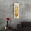  «Loose Bouquet Of Flowers 2 Light» par Silvia Vassileva, art mural en verre acrylique, 12 po x 36 po