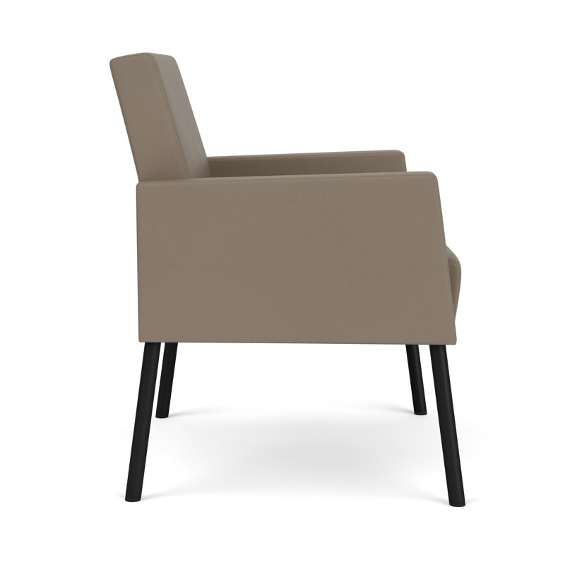 Fauteuil de réception Mystic, Noir, noir, noir, noir, Modena blé