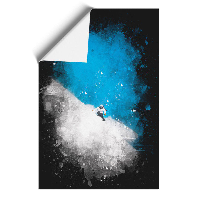 Skiing Vol.1 - No Frame Print, 84cm H x 59cm W x 0.1cm D