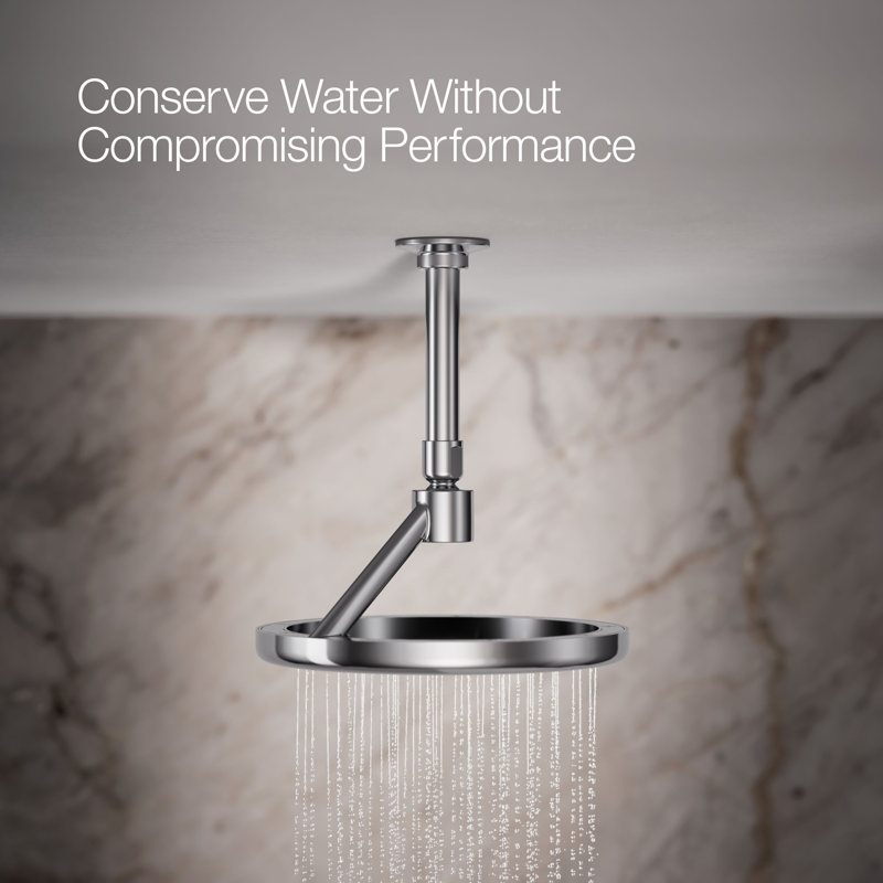 Flood Adjustable Shower Head, Polished Chrome