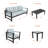 Reva 4-Person Seating Set With Sunbrella® Cushions-126281578