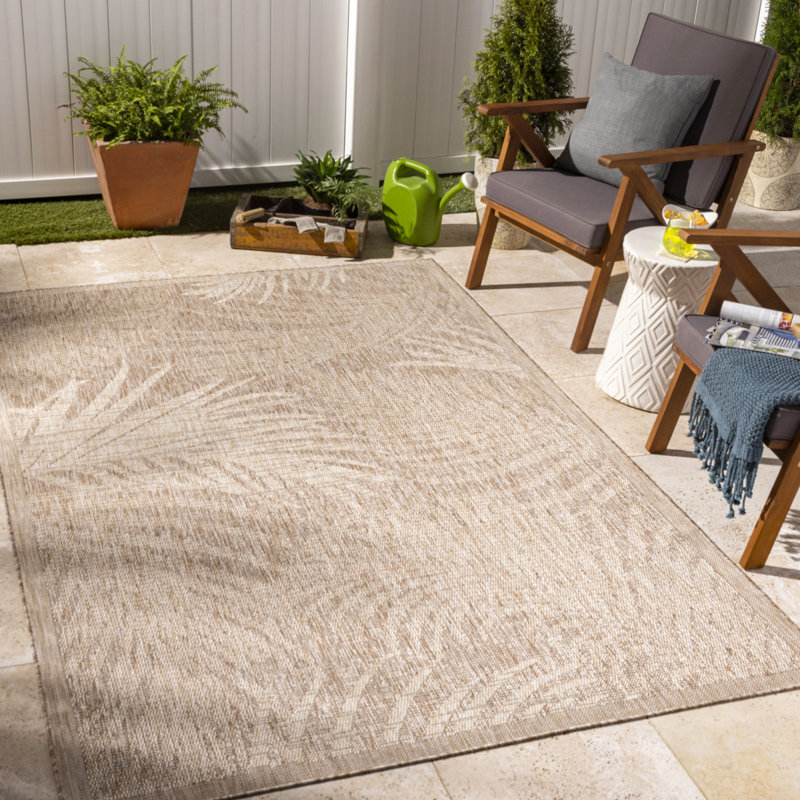 Lanoka Coastal Indoor/Outdoor Jute-Look Rug, Rectangle 200 x 275cm