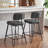 Counter Height Chairs with PU Leather Upholstery-1861048132