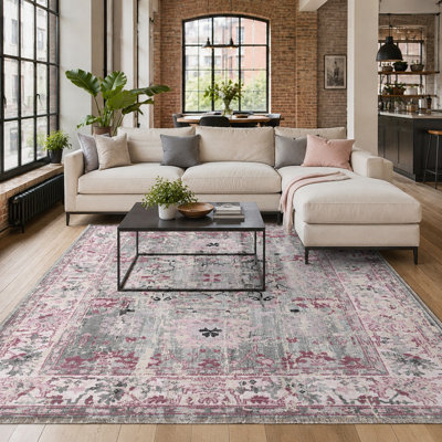 Geometric Flatweave Area Rug
