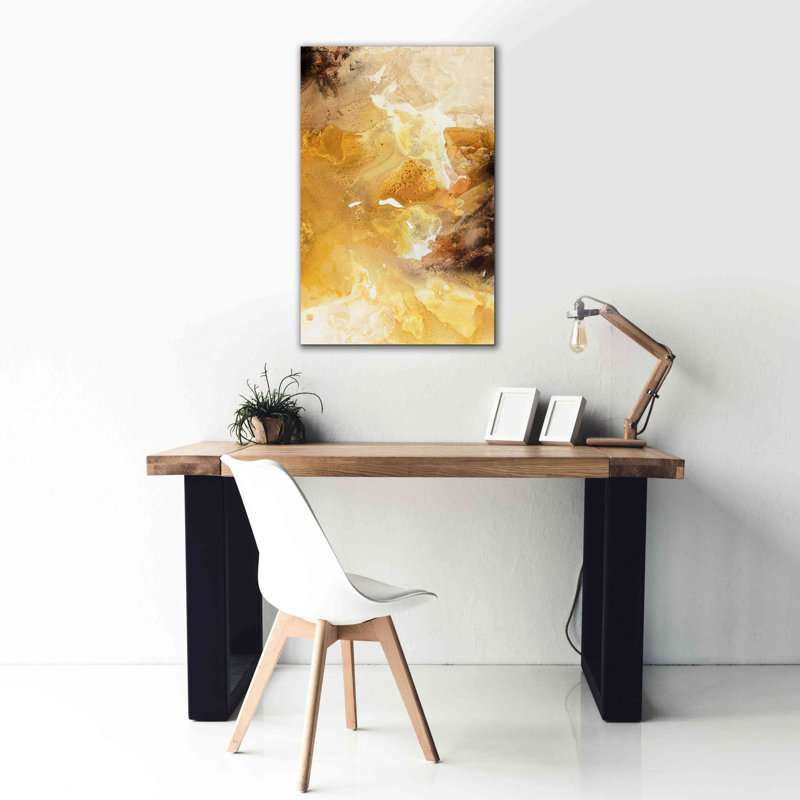 «Still Water 6» par Design Fabrikken, estampe numérique sur toile, H 40 po x l 26 po x P 1,5 po