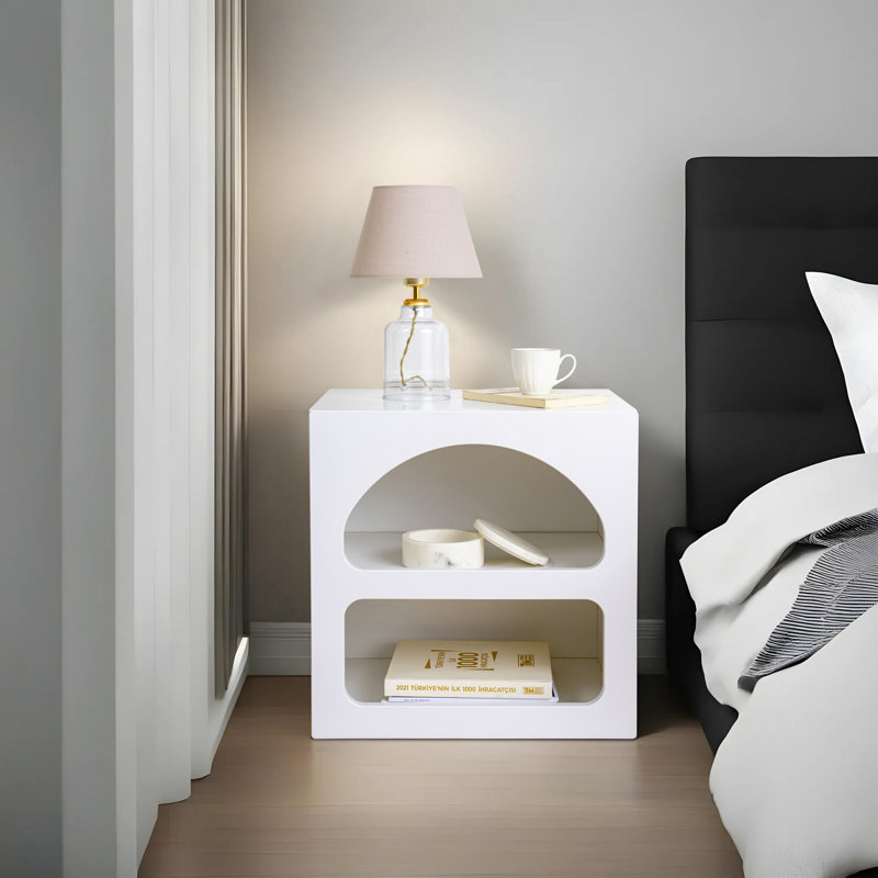 Teiah Nightstand, White
