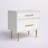 Baugh Glam Two Drawer Nightstand-703587672