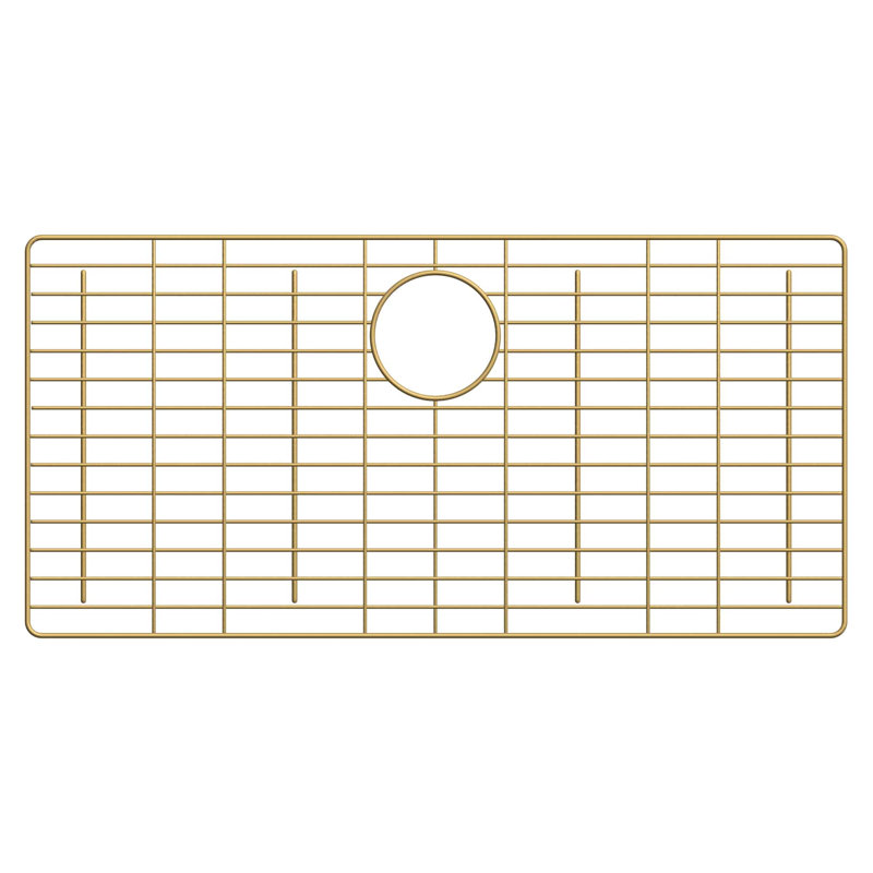 29.25"x14.25" Bottom Grid in Champagne Bronze, Champagne Bronze PVD