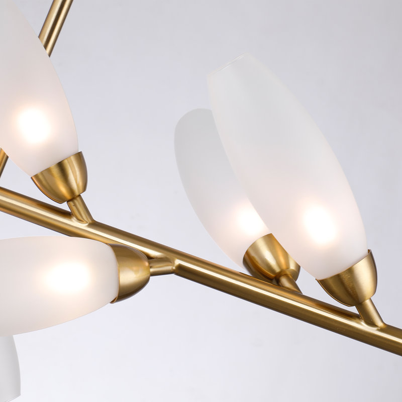 Luminaire suspendu circulaire 10 lumières Gem