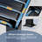 Aluminum Pergola with Adjustable Louvered Roof, Water-Resistant Curtains, and Mesh Netting-124928181