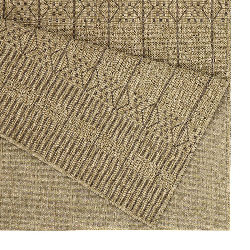 Neutral Indoor/Outdoor Area Rug, Rectangle 7'10" x 10'3"
