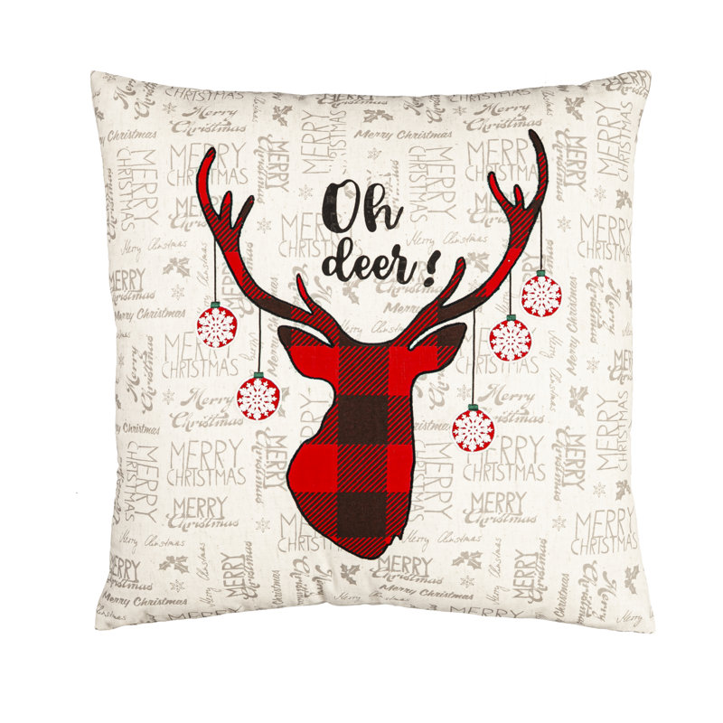 Coussin 18 po x 18 po, Oh Deer