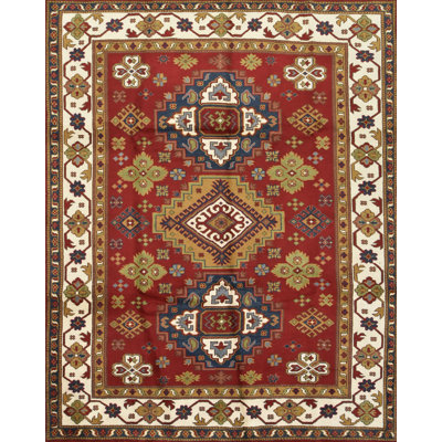 Nabeel Hand Knotted Wool Oriental Indoor Rug
