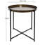 Christi Tray Top Cross Legs End Table