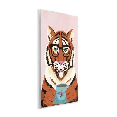 Plaque murale «Tiger and Bubble», par Courtney Haley