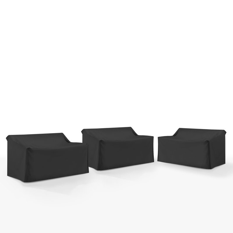 Furniture Covers Outdoor Conversation Set Cover, Black
