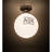 Avida Glass Semi Flush Mount