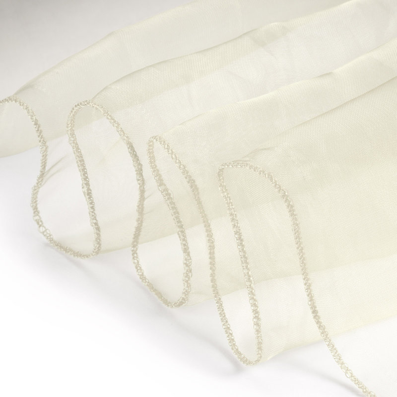 Solid Color Polyester Wedding Tablecloth, Ivory
