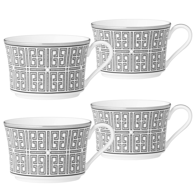 Noritake Infinity Cups, 7-1/2 oz., Graphite