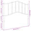 Paylee Full / Double Metal Headboard