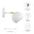 Modway Chalice 4" Swing-Arm Metal Wall Sconce-493055796