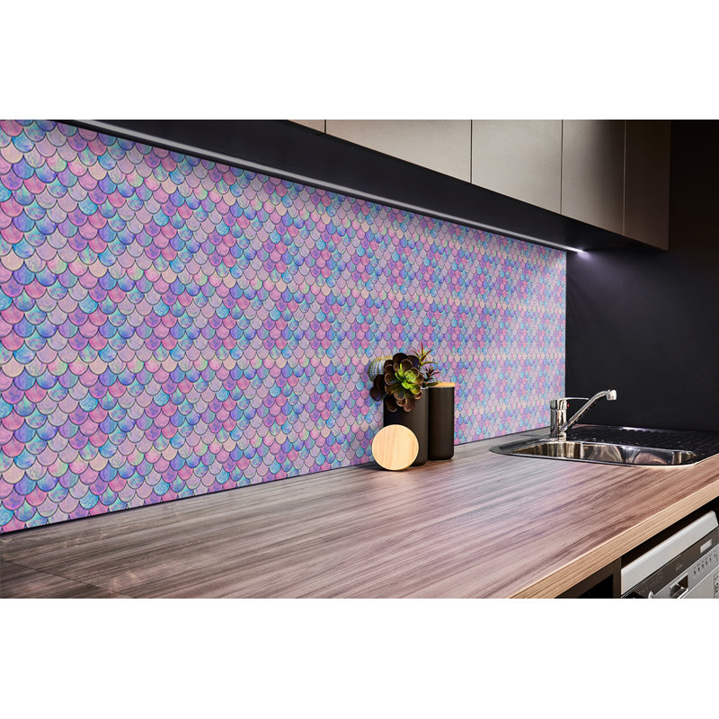 Sticker Self Adhesive Vinyl Splashback Wall Stickers 39,37x19,68 Inch Wall Tiles Tile Peel and Stick