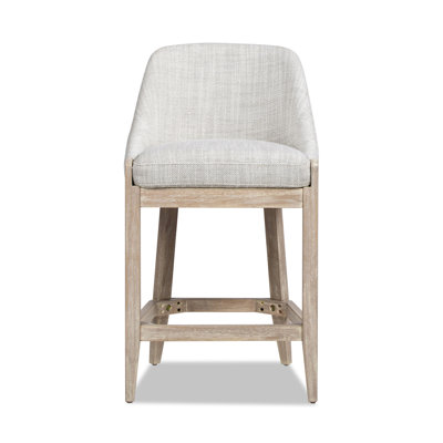 Tabouret de comptoir à dossier incurvé 26,5 po Newport