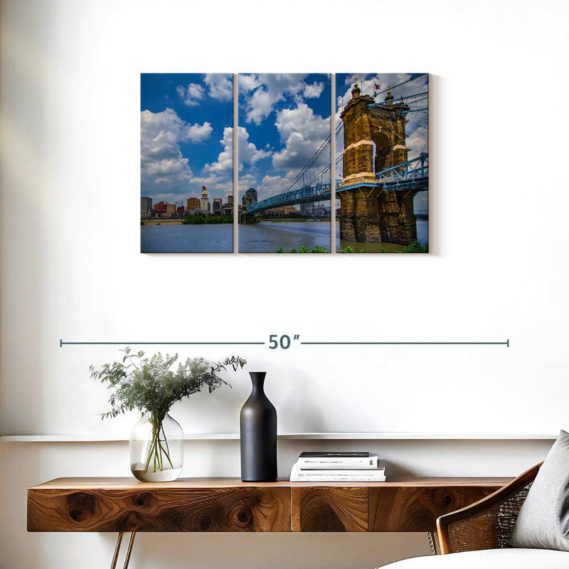 Horizon du pont John Roebler, H 20 po x l 33 po
