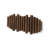 Solid Wood Wall 5 - Hook Wall Mounted Coat Rack-43874429