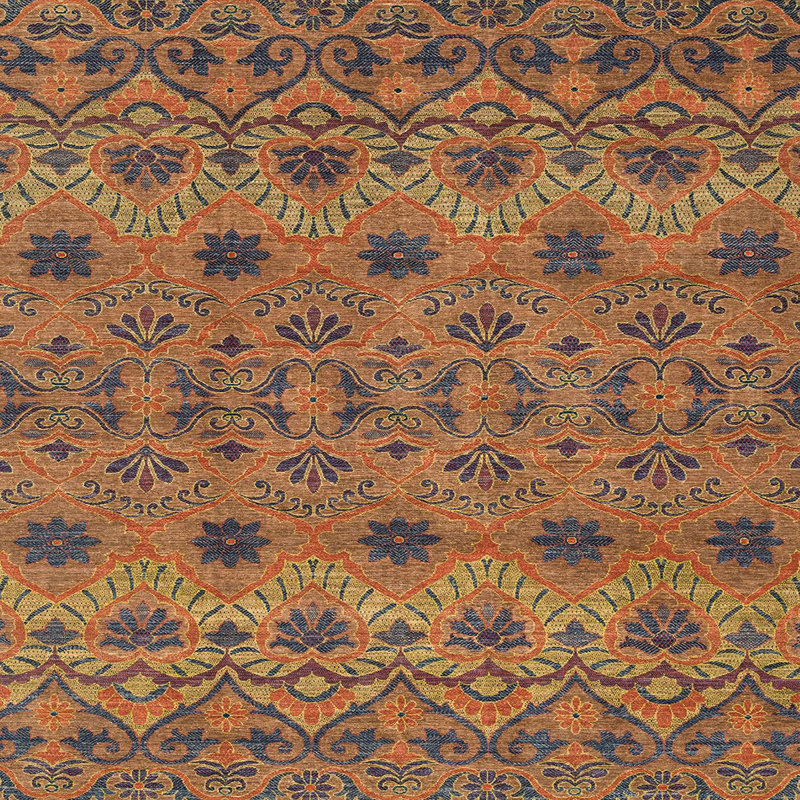 Abstract Indoor Rug, Square 8'
