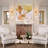 2-Light Glass Floral Wall Sconce