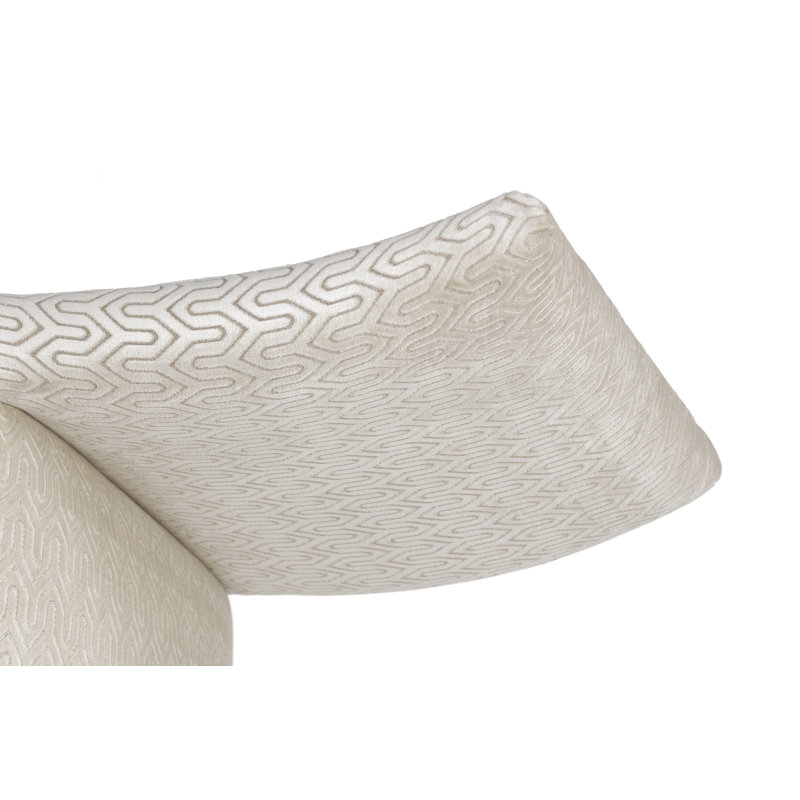 Lonara Upholstered Slipper Chair, Cream 100% Polyester