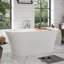 62" x 30" Freestanding Soaking Bathtub with Pop Up Drain