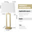 Ensemble de lampes de table en métal de 28,5 po avec port USB, ports de type C et prise de courant Samarah-507197053