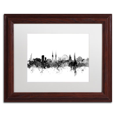 Belfast n. irlande, impression encadrée