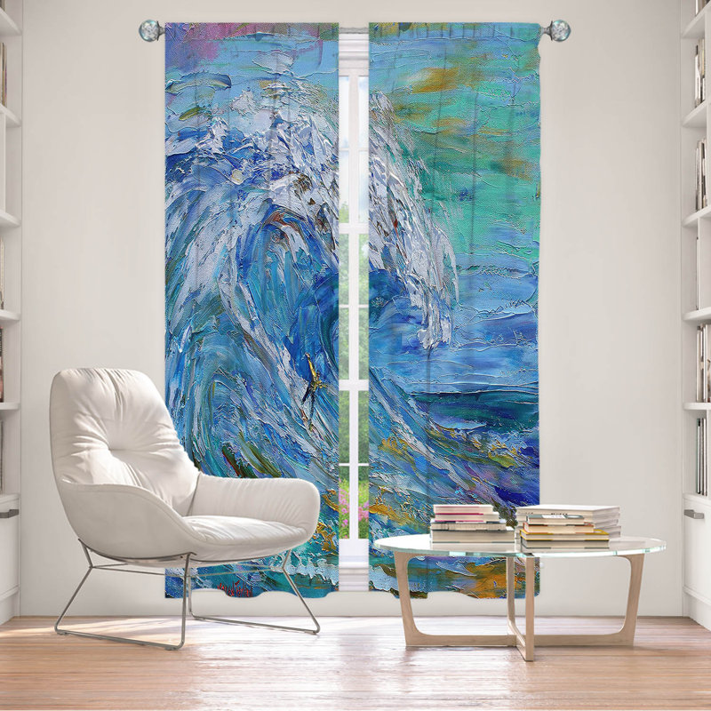 Ensemble de rideaux en polyester 2 pièces, L 20 po x L 52 po