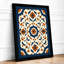 Tile Pattern Geometric - Framed Print-1842949793-1842949795