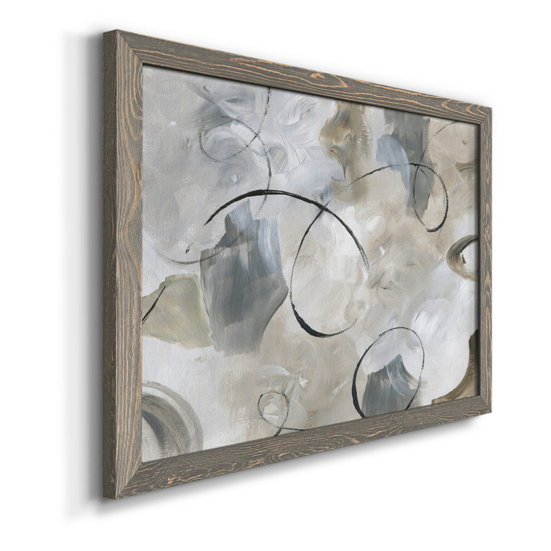 Crescendo - Peinture sur toile encadrée, Toile avec cadre gris, H 31 po x l 44 po x P 1 po