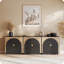 Buffet avec portes arquées symétriques avec rangement, -480779094