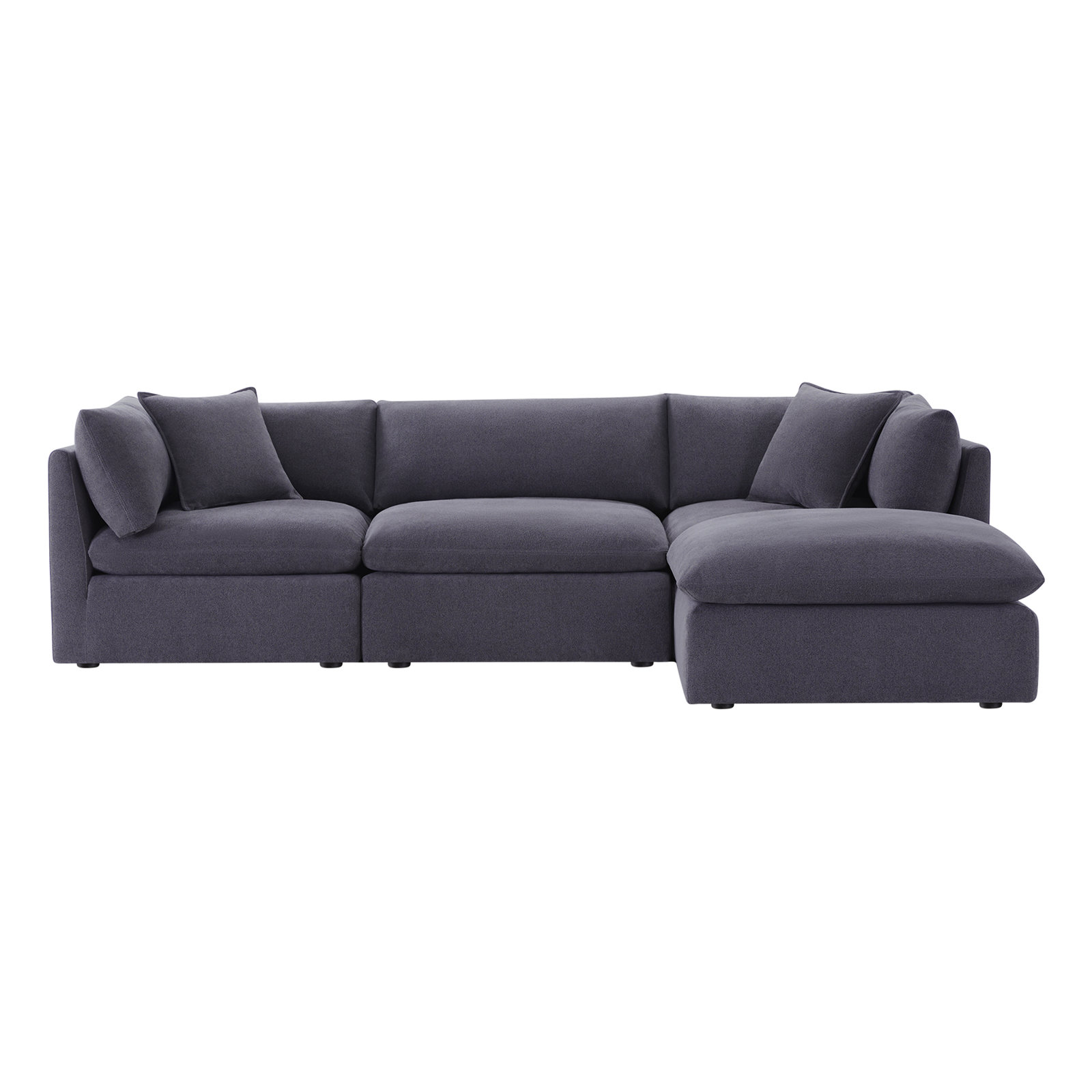Annabella Sectional, Willow Zinc Performance Chenille