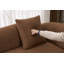 Chaise longue moderne avec assise profonde, canapé-lit polyvalent et coussin assorti pour l'intérieur