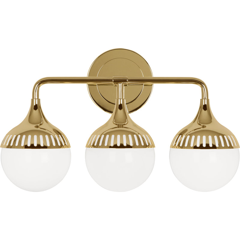 Rio 3 - Light Armed Sconce, Modern Brass