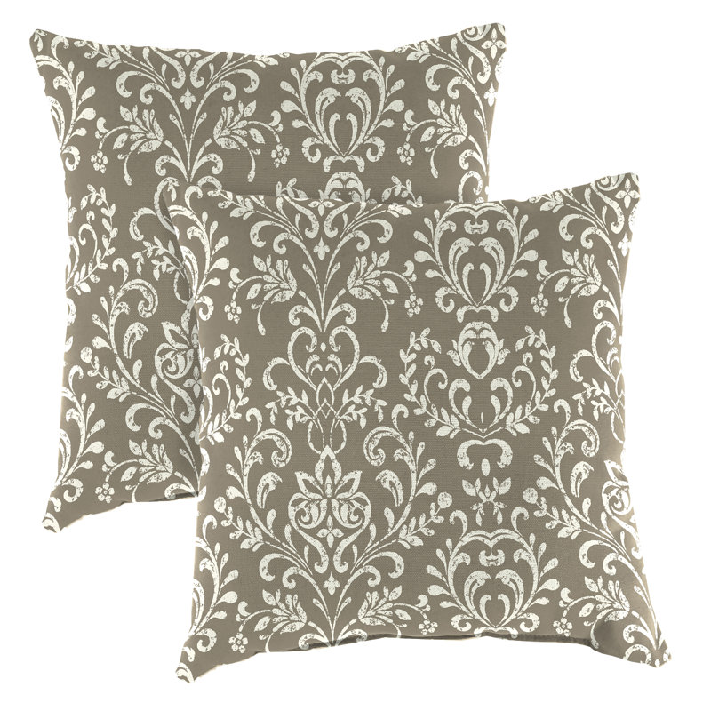 16" x 16" Outdoor Throw Pillow (Set of 2), Hepburn Ravine