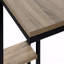 Table d'appoint, en forme de C, bout, côté, collation, stratifié, métal, contemporain, moderne-475388389-475388388