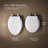 Rutledge Quiet-Close with Grip-Tightelongated Toilet Seat-2592501-85953421