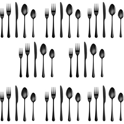 Red Barrel Studio® Stainless Steel Flatware Set - Service for 8