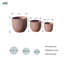 Motif pot de fleurs effet ciment-96470771